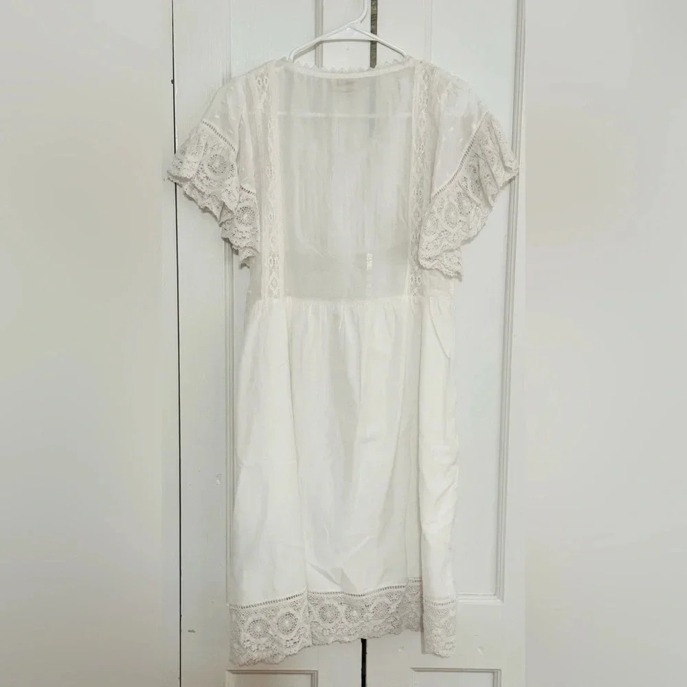 Zadig & Voltaire Lace Trimmed High Waist Dress - Picture 10 of 11